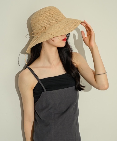 NEUNA（ヌナ）の「モチーフストローハット（ハット・レディース・ベージュ・FREE）」の22枚目の写真