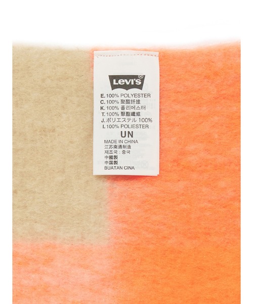 Levi's（リーバイス）の「Levi's/リーバイス POP OF チェック マフラー オレンジ（マフラー・レディース・マルチ・OS）」の10枚目の写真