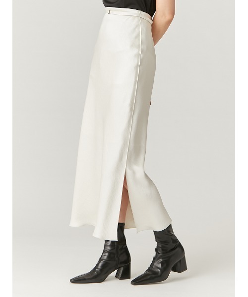 フレイアイディー　ダブルサテンナロースカート FRAY I.D（フレイアイディー）の「ダブルサテンナロースカート