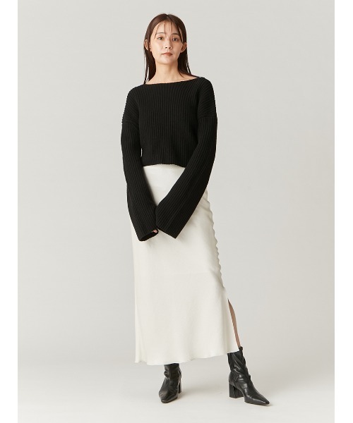 フレイアイディー　ダブルサテンナロースカート FRAY I.D（フレイアイディー）の「ダブルサテンナロースカート