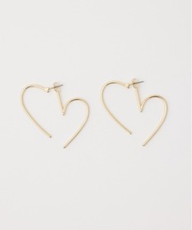 LINE HEART P/EARRING ライン ハート ピアス