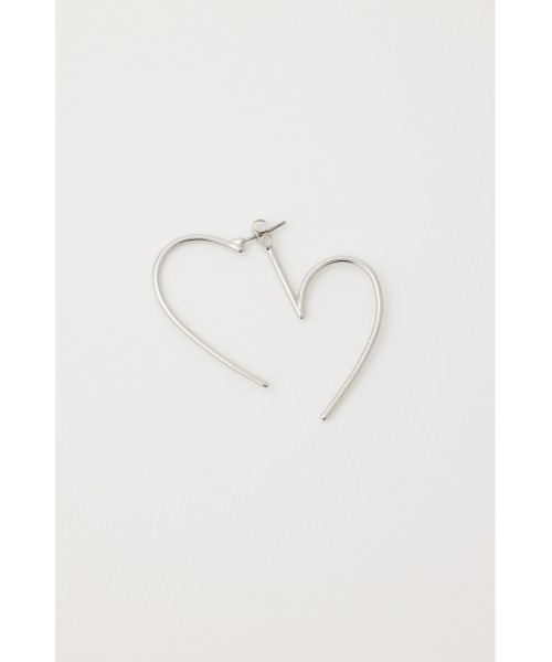 SLY（スライ）の「LINE HEART P/EARRING ライン ハート ピアス（ピアス（両耳用）・レディース・シルバー/ゴールド・FREE）」の9枚目の写真