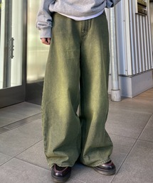 CIAOPANIC TYPY | 【新色追加】【UNISEX】オーバーダイワイドデニムパンツ(デニムパンツ)