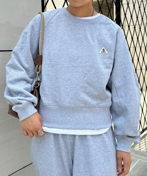 GEVACO(ゲバコ)の「【GEVACO / ゲバコ】バックZIPスリットスウェット(スウェット・レディース・グレー/ライトグレー・ONE SIZE)」の1枚目の写真