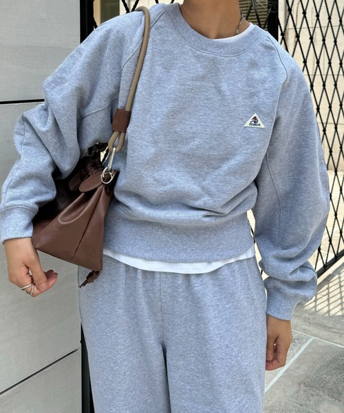 GEVACO(ゲバコ)の「【GEVACO / ゲバコ】バックZIPスリットスウェット(スウェット・レディース・グレー/ライトグレー・ONE SIZE)」の9枚目の写真