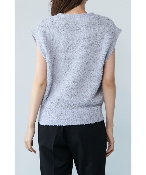 M.deux(エムドゥ)の「■バタフライニットベスト■(ベスト・レディース・ブラック/グレー・MEDIUM)」の8枚目の写真