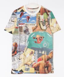 JORDAN BRAND ジョーダンブランド M J FLT AOP TEE ショートスリーブ FZ1923 100WHT