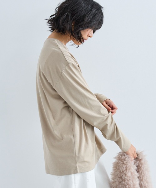 BARNYARDSTORM(バンヤードストーム)の「BARNYARDSTORM / Bicycle ロンT マシンウォッシャブル(Tシャツ/カットソー・レディース・ホワイト/ベージュ・FREE)」の13枚目の写真