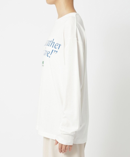 BARNYARDSTORM(バンヤードストーム)の「BARNYARDSTORM / Bicycle ロンT マシンウォッシャブル(Tシャツ/カットソー・レディース・ホワイト/ベージュ・FREE)」の17枚目の写真