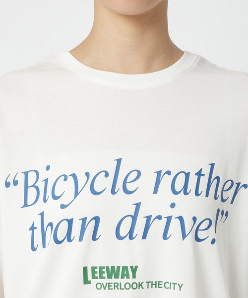 BARNYARDSTORM(バンヤードストーム)の「BARNYARDSTORM / Bicycle ロンT マシンウォッシャブル(Tシャツ/カットソー・レディース・ホワイト/ベージュ・FREE)」の19枚目の写真