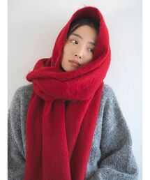 起毛大判ニットマフラー