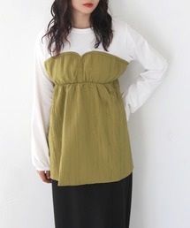 【HER CLOSET】ビスチェドッキングトップス BUSTIER DOCKING TOPS