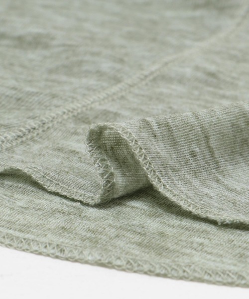 LAATO（ラート）の「piping sheer t-shirts（Tシャツ/カットソー・レディース・ダークグレー/ライトグレー/ライトカーキ・FREE）」の10枚目の写真