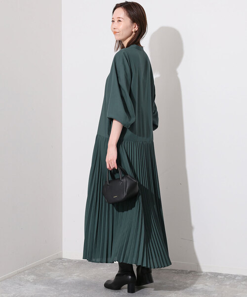 SLOBE IENA（スローブイエナ）の「ロープリーツワンピース
