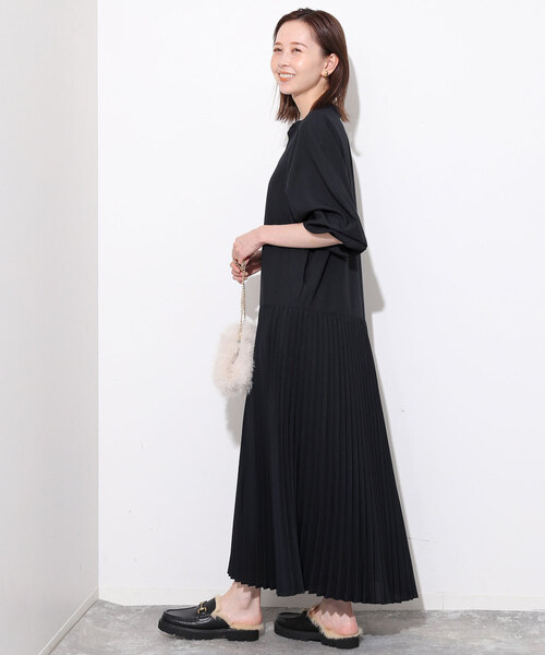 SLOBE IENA（スローブイエナ）の「ロープリーツワンピース