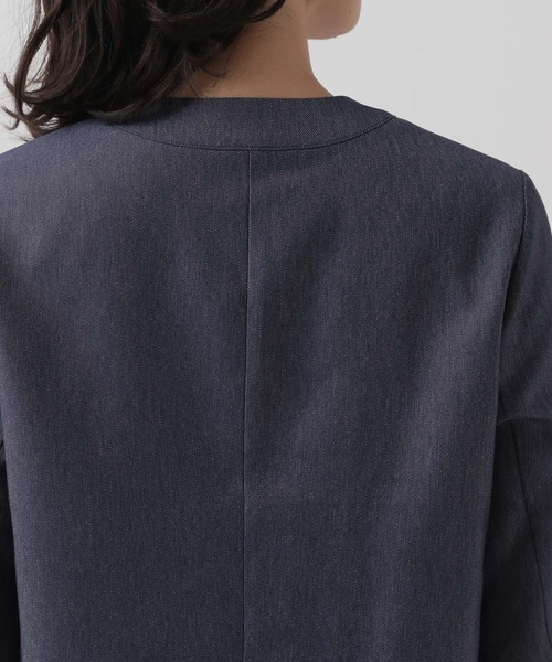 Elura(エルーラ)の「<スタイリスト福田麻琴さんコラボ>大人デニムジャケット/143163(デニムジャケット・レディース・ネイビー・LARGE/MEDIUM)」の8枚目の写真