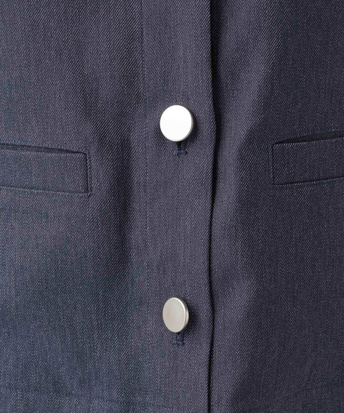 Elura(エルーラ)の「<スタイリスト福田麻琴さんコラボ>大人デニムジャケット/143163(デニムジャケット・レディース・ネイビー・LARGE/MEDIUM)」の10枚目の写真