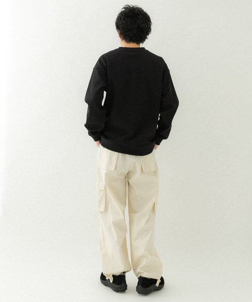 EKAL（エカル）の「『吸水速乾/UVカット』AIR FLEX サーマルロングスリーブTシャツ（Tシャツ/カットソー・メンズ・マスタード/ブラック/ホワイト・MEDIUM/LARGE）」の13枚目の写真