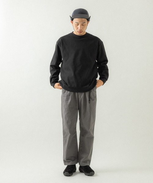 EKAL（エカル）の「『吸水速乾/UVカット』AIR FLEX サーマルロングスリーブTシャツ（Tシャツ/カットソー・メンズ・マスタード/ブラック/ホワイト・MEDIUM/LARGE）」の17枚目の写真