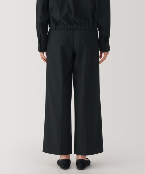 セール】婦人 ストレッチ起毛タックワイドパンツ（その他パンツ