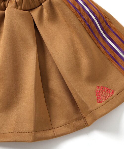 BREEZE(ブリーズ)の「【BREEZE NEW JACK】サイドラインボックスプリーツスカート(スカート・キッズ・ベージュ/ブラック・100/120/140)」の9枚目の写真