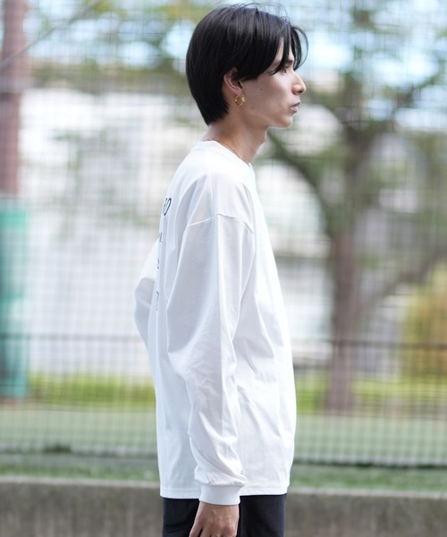 POLeR(ポーラー)の「【ムラサキスポーツ限定】POLER/ポーラー ロンT/長袖 ビックシルエット 刺繍ロゴ 吸汗速乾 249MCV0049(Tシャツ/カットソー・メンズ・ホワイト/グレー/ブラック・XL/L/M)」の9枚目の写真