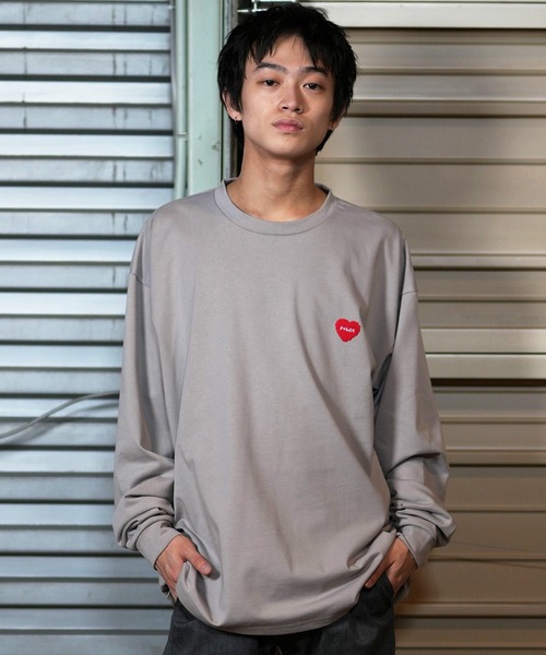 POLeR(ポーラー)の「【ムラサキスポーツ限定】POLER/ポーラー ロンT/長袖 ビックシルエット 刺繍ロゴ 吸汗速乾 249MCV0049(Tシャツ/カットソー・メンズ・ホワイト/グレー/ブラック・XL/L/M)」の13枚目の写真
