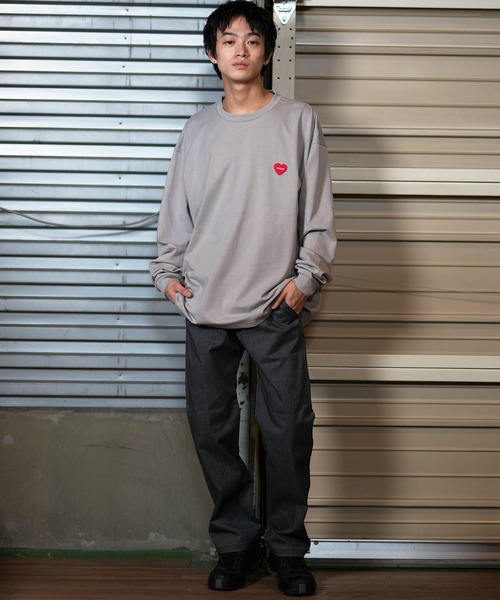 POLeR(ポーラー)の「【ムラサキスポーツ限定】POLER/ポーラー ロンT/長袖 ビックシルエット 刺繍ロゴ 吸汗速乾 249MCV0049(Tシャツ/カットソー・メンズ・ホワイト/グレー/ブラック・XL/L/M)」の17枚目の写真