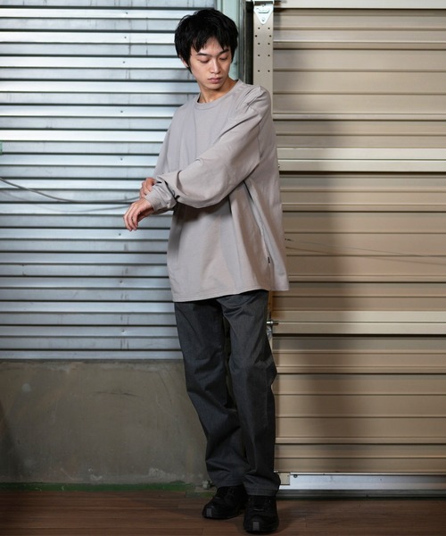 POLeR(ポーラー)の「【ムラサキスポーツ限定】POLER/ポーラー ロンT/長袖 ビックシルエット 刺繍ロゴ 吸汗速乾 249MCV0049(Tシャツ/カットソー・メンズ・ホワイト/グレー/ブラック・XL/L/M)」の18枚目の写真
