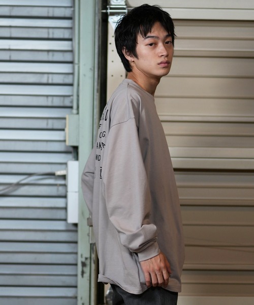 POLeR(ポーラー)の「【ムラサキスポーツ限定】POLER/ポーラー ロンT/長袖 ビックシルエット 刺繍ロゴ 吸汗速乾 249MCV0049(Tシャツ/カットソー・メンズ・ホワイト/グレー/ブラック・XL/L/M)」の16枚目の写真
