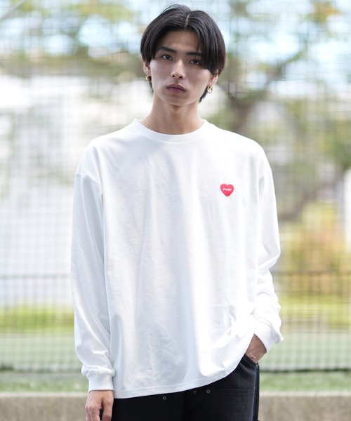 POLeR(ポーラー)の「【ムラサキスポーツ限定】POLER/ポーラー ロンT/長袖 ビックシルエット 刺繍ロゴ 吸汗速乾 249MCV0049(Tシャツ/カットソー・メンズ・ホワイト/グレー/ブラック・XL/L/M)」の6枚目の写真
