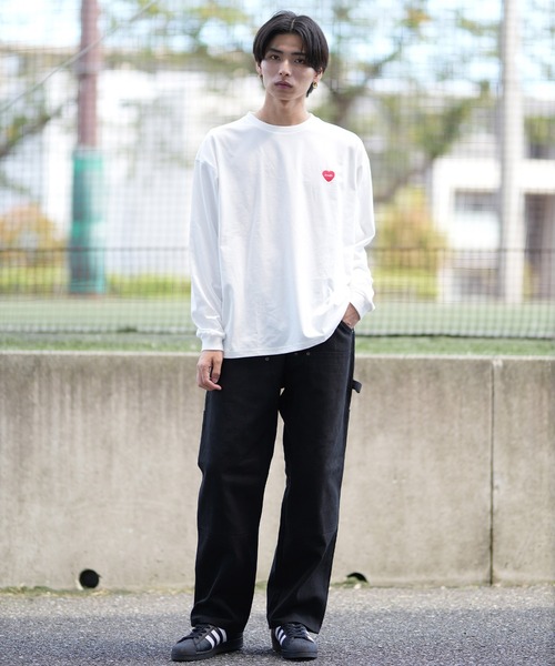 POLeR(ポーラー)の「【ムラサキスポーツ限定】POLER/ポーラー ロンT/長袖 ビックシルエット 刺繍ロゴ 吸汗速乾 249MCV0049(Tシャツ/カットソー・メンズ・ホワイト/グレー/ブラック・XL/L/M)」の10枚目の写真