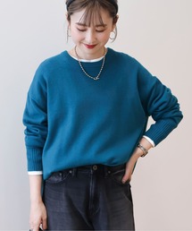 AMERICAN HOLIC | バイパチサイドスリットニットプルオーバー(ニット/セーター)