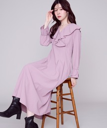 カシュクールラッフルワンピース/MM447413