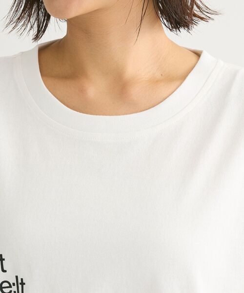 ELENCARE DUE(エレンカーレデュエ)の「・ELENCARE DUE 2ロゴptロンTEE(Tシャツ/カットソー・レディース・ブルー/オフホワイト/杢グレー/ブラック・FREE)」の10枚目の写真