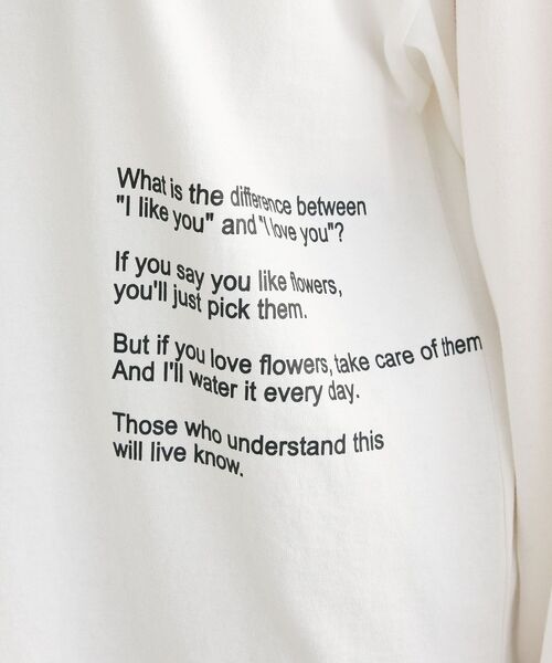 ELENCARE DUE(エレンカーレデュエ)の「・ELENCARE DUE 2ロゴptロンTEE(Tシャツ/カットソー・レディース・ブルー/オフホワイト/杢グレー/ブラック・FREE)」の12枚目の写真