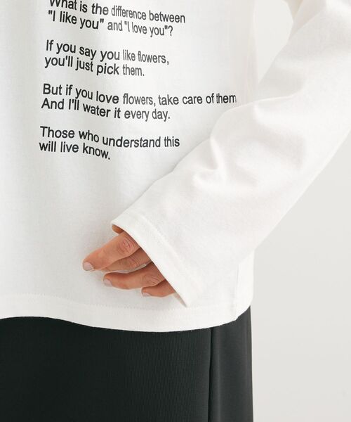 ELENCARE DUE(エレンカーレデュエ)の「・ELENCARE DUE 2ロゴptロンTEE(Tシャツ/カットソー・レディース・ブルー/オフホワイト/杢グレー/ブラック・FREE)」の13枚目の写真