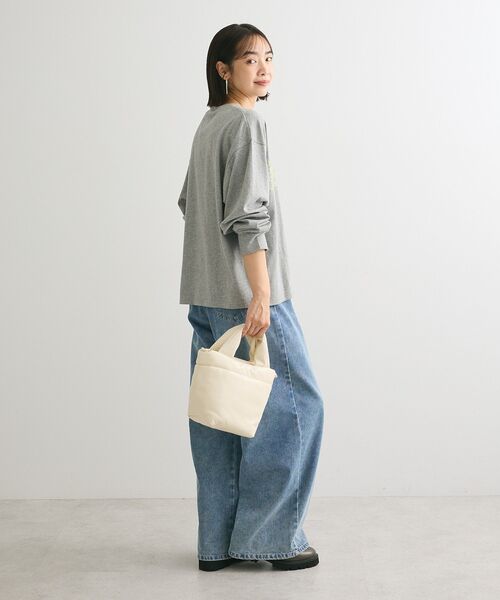 ELENCARE DUE(エレンカーレデュエ)の「・ELENCARE DUE 2ロゴptロンTEE(Tシャツ/カットソー・レディース・ブルー/オフホワイト/杢グレー/ブラック・FREE)」の15枚目の写真