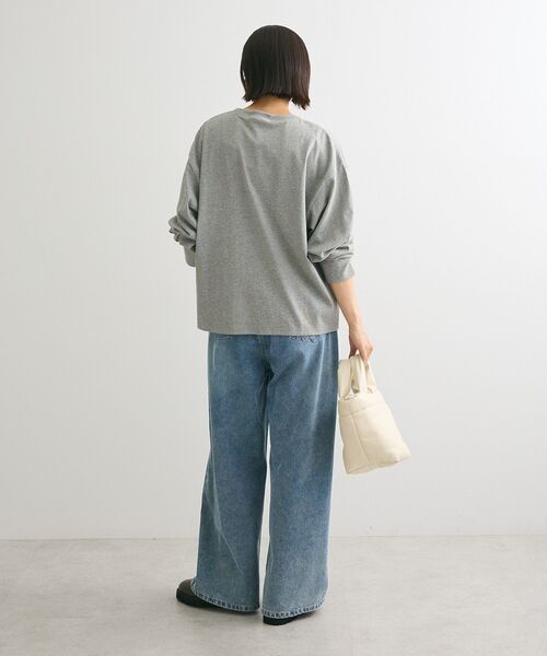 ELENCARE DUE(エレンカーレデュエ)の「・ELENCARE DUE 2ロゴptロンTEE(Tシャツ/カットソー・レディース・ブルー/オフホワイト/杢グレー/ブラック・FREE)」の16枚目の写真