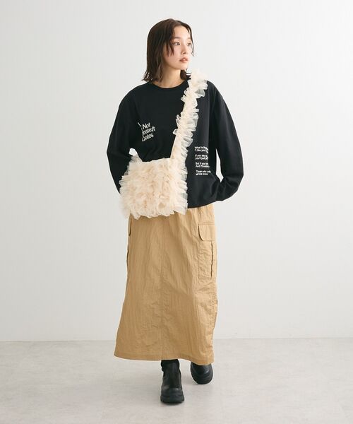 ELENCARE DUE(エレンカーレデュエ)の「・ELENCARE DUE 2ロゴptロンTEE(Tシャツ/カットソー・レディース・ブルー/オフホワイト/杢グレー/ブラック・FREE)」の19枚目の写真