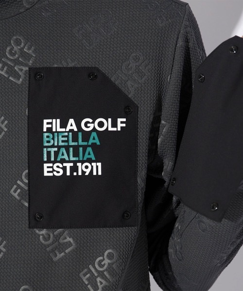 FILA GOLF(フィラゴルフ )の「【FILA GOLF/フィラゴルフ】モックネック長袖シャツ ゴルフ(シャツ/ブラウス・メンズ・ダークグレー/ブラック・LARGE/X-LARGE/XX-LARGE/MEDIUM)」の11枚目の写真