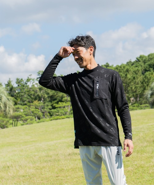 FILA GOLF(フィラゴルフ )の「【FILA GOLF/フィラゴルフ】モックネック長袖シャツ ゴルフ(シャツ/ブラウス・メンズ・ダークグレー/ブラック・LARGE/X-LARGE/XX-LARGE/MEDIUM)」の20枚目の写真