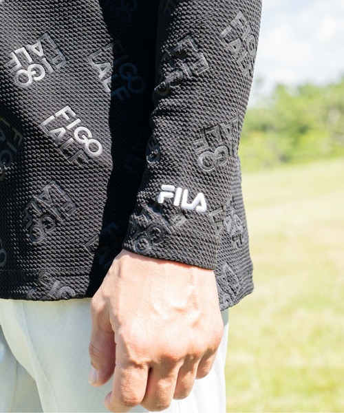 FILA GOLF(フィラゴルフ )の「【FILA GOLF/フィラゴルフ】モックネック長袖シャツ ゴルフ(シャツ/ブラウス・メンズ・ダークグレー/ブラック・LARGE/X-LARGE/XX-LARGE/MEDIUM)」の22枚目の写真