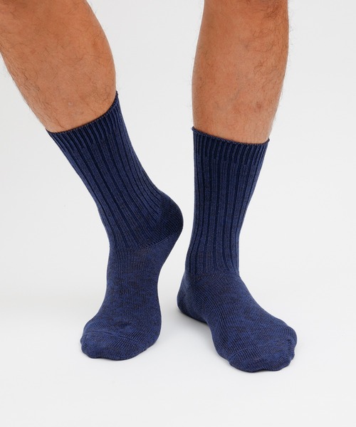 rasox(ラソックス)の「rasox(ラソックス)/ カラーラメ・リブクルー(ソックス/靴下・レディース・ネイビー/ピンク/チャコールグレー/ブラック・LARGE/MEDIUM/SMALL)」の13枚目の写真