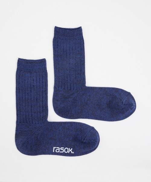 rasox(ラソックス)の「rasox(ラソックス)/ カラーラメ・リブクルー(ソックス/靴下・レディース・ネイビー/ピンク/チャコールグレー/ブラック・LARGE/MEDIUM/SMALL)」の21枚目の写真