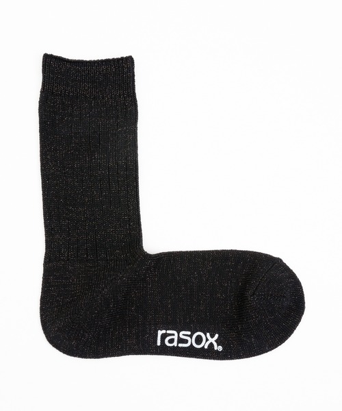 rasox(ラソックス)の「rasox(ラソックス)/ カラーラメ・リブクルー(ソックス/靴下・レディース・ネイビー/ピンク/チャコールグレー/ブラック・LARGE/MEDIUM/SMALL)」の18枚目の写真