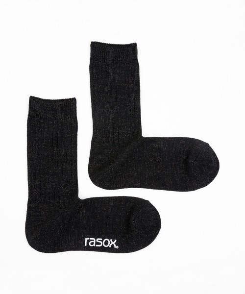 rasox(ラソックス)の「rasox(ラソックス)/ カラーラメ・リブクルー(ソックス/靴下・レディース・ネイビー/ピンク/チャコールグレー/ブラック・LARGE/MEDIUM/SMALL)」の17枚目の写真