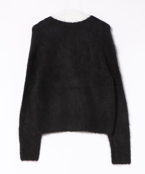 ALLSAINTS（オールセインツ）の「VORTEX V-NECK RELAXED FIT CARDIGAN | VORTEX Vネック リラックス フィット カーディガン（カーディガン/ボレロ・レディース・ブラック・S/M/XS/L）」の2枚目の写真