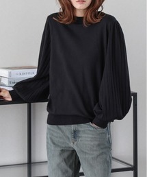 パフスリーブニット