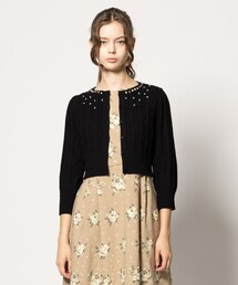 TOCCA - 良品❁ビジューボタン❁ボレロ❁カーディガン TOCCA｜トッカのカーディガン/ボレロ（ビジュー）通販 - ZOZOTOWN